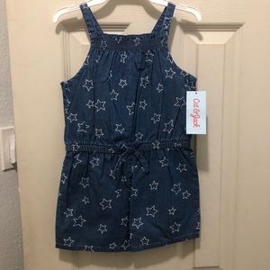 Denim blue romper